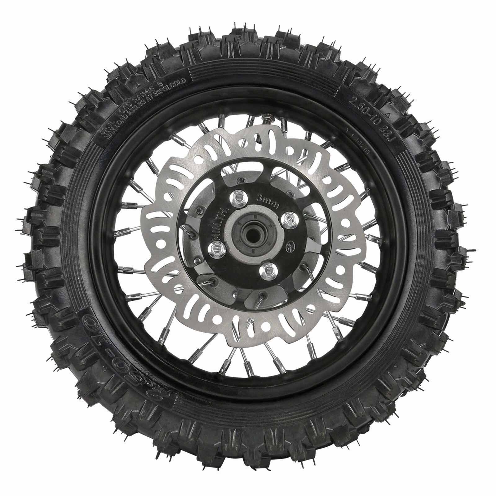 2.50-10 + 3.00-10 Tires  Rim + Fork + Swingarm Pit Bicycle CRF50 TTR50 SSR 70