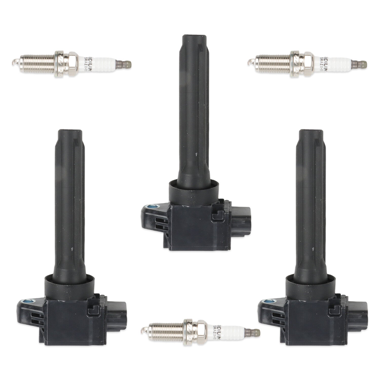 3pcs Ignition Coils+3pcs Iridium Spark Plugs for Mitsubishi Mirage 2014-15