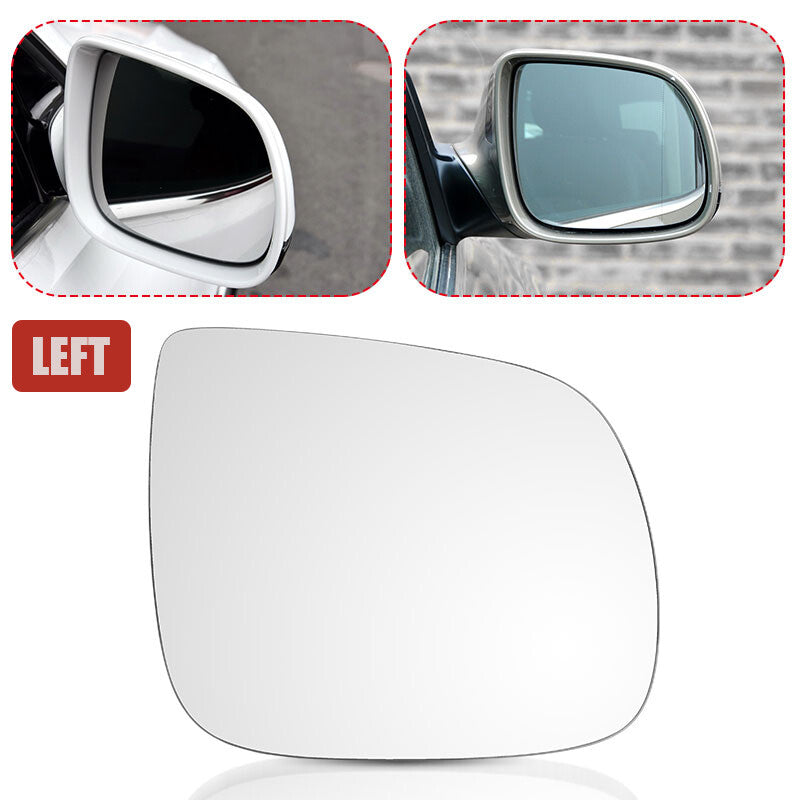 Left Driver Side Door Mirror Glass with Backing Heated for AUDI Q5 Q7 2009-2015
