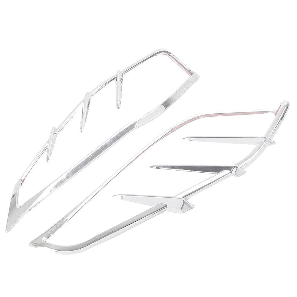 2x Mid-Frame Deflectors Trim Fit for Harley Touring 2009-2016 Chrome