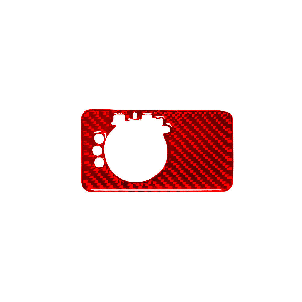 Red Carbon Fiber Light Control Knob Trim for Mercedes R-Class 2009-2012