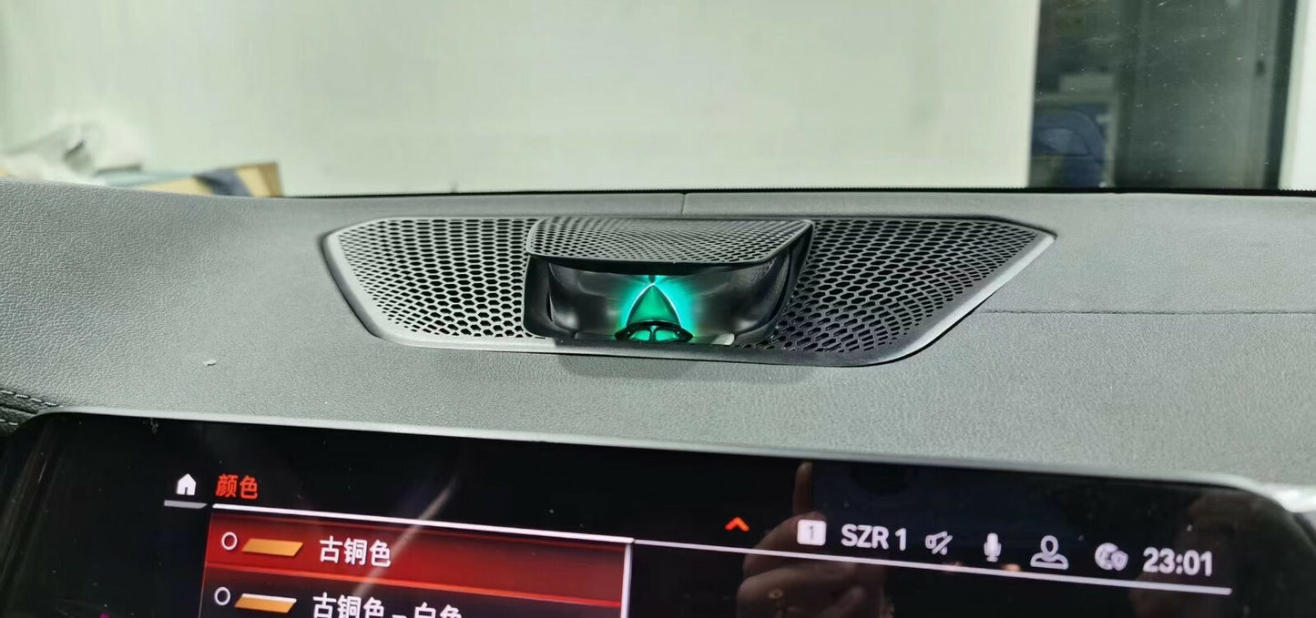 for BMW 3 SERIES G20 center Dash SPEAKER sand clock style WITH AMBIENT LIGHT