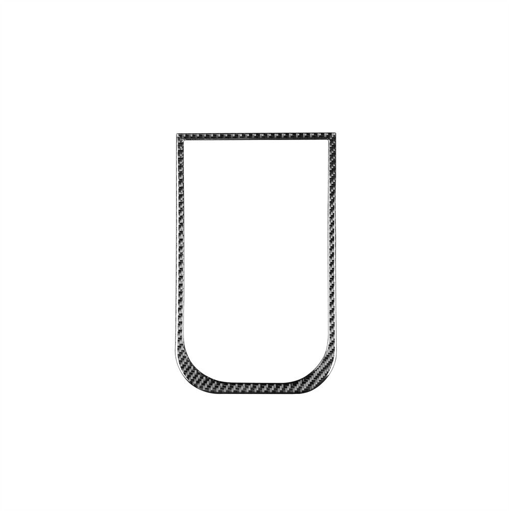 Carbon Fiber Inner Central Armrest Box Panel Cover for Honda CR-V CRV 2007-2011