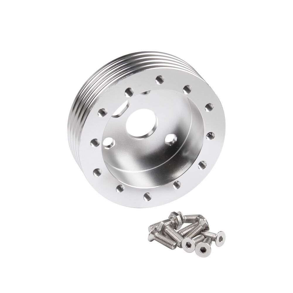 Silver 1 Steering Wheel Hub Adapter Spacer 6 Hole To Fit Grant APC 3 Hole