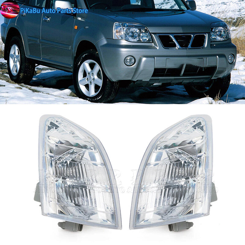 1Pair Front Corner Light Side Turn light Lamp for Nissan X-Trail T30 2001-2007