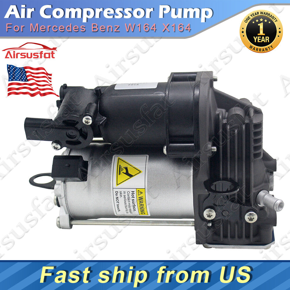 for Mercedes GL ML Class W164 X164 ML450 Air Suspension Compressor 1643200904 US