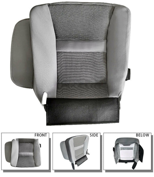 New US-made left driver's for seat bottom cover replacement for 2006-2010 for Dodge for Ram 5