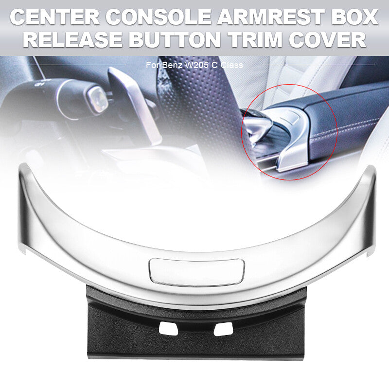 for Mercedes-Benz C300 C350E C400 Front Console Cover Armrest Release Button