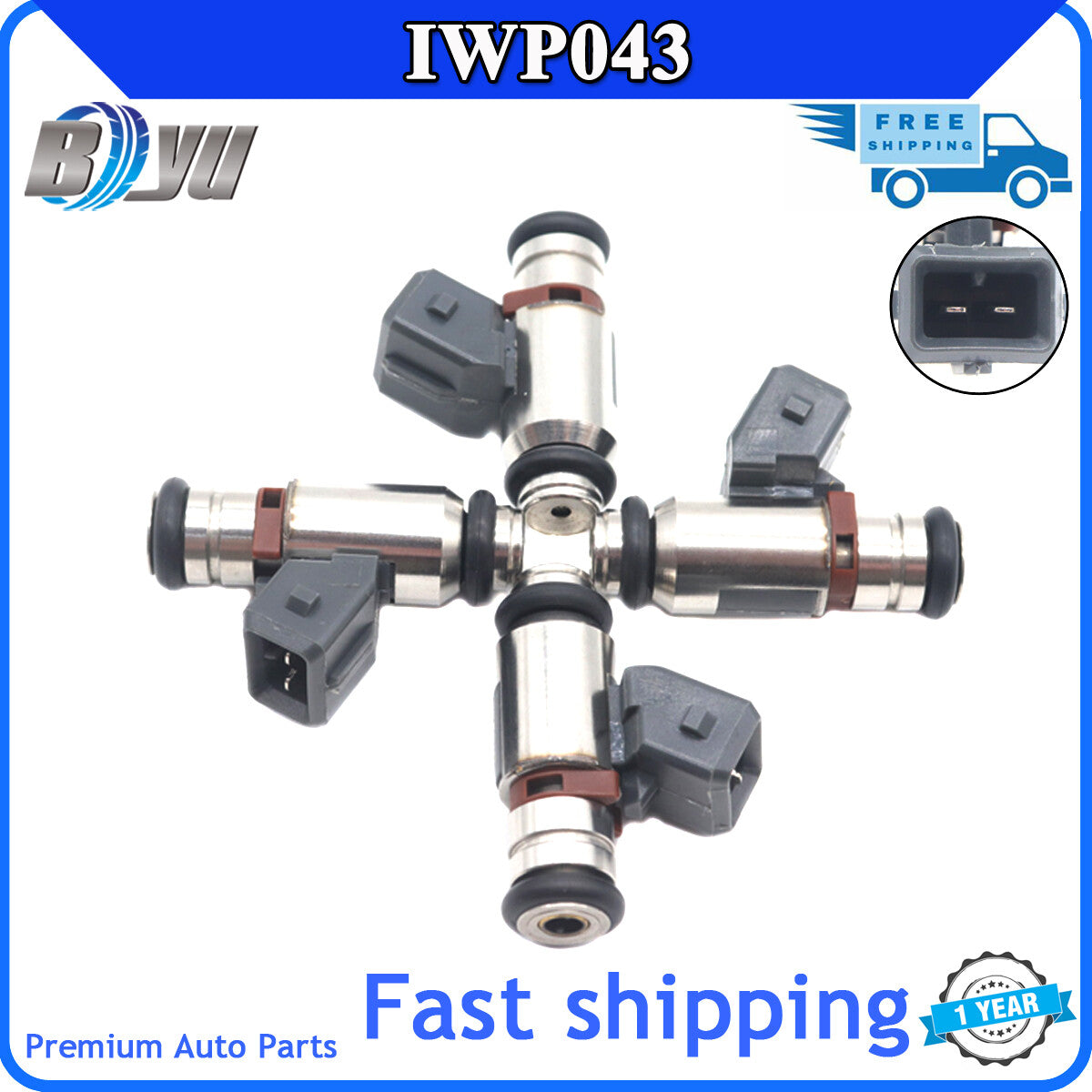 Weber Marelli 4x Fuel Injector IWP043 IWP-043- for Ducati Monster 696 SS800 M620