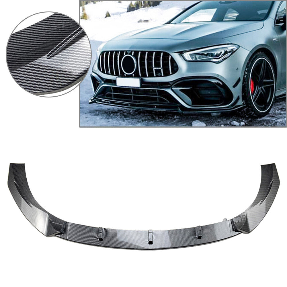 Fit for Benz CLA Class Front Bumper Splitter Lip Diffuser Spoiler Guard Protector
