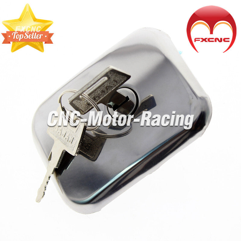 Suitable for KZ550, KZ650, KZ750, KZ1000 motorcycles - Aluminum gas cap, fuel tank, fuel cap key, and oil filler.