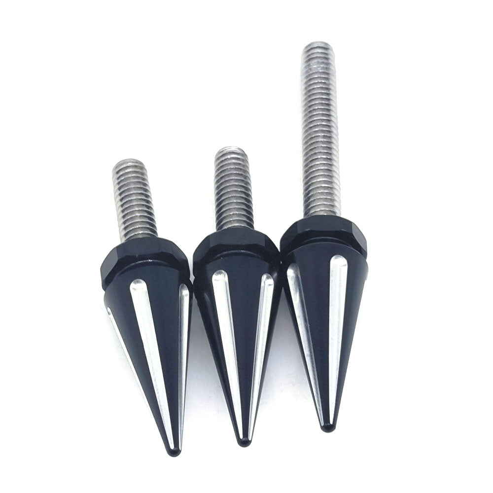 Black Fairing Windshield Mounting Spikes for Harley Custom Electra Street Glide