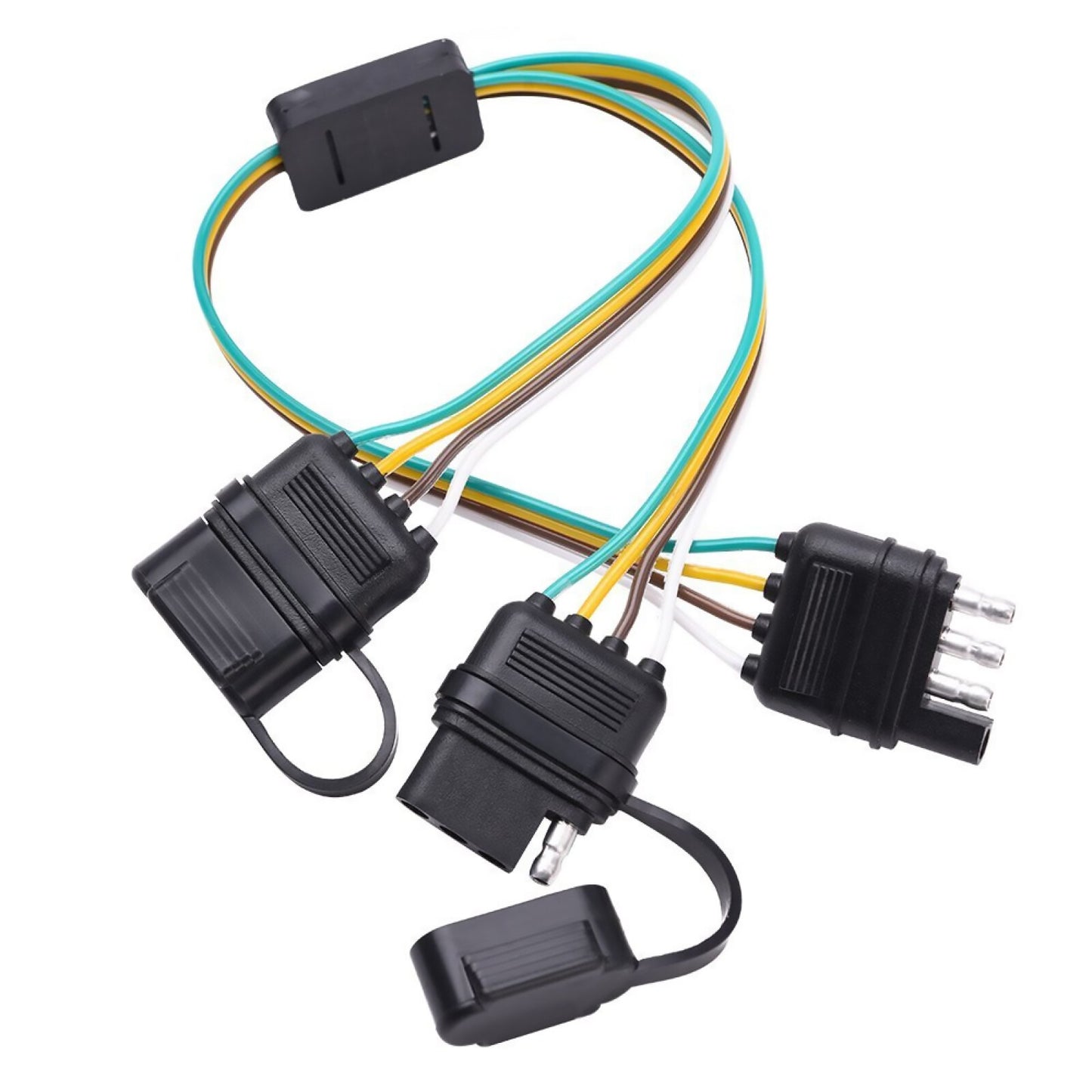 Trailer Splitter Harness Adapter Y-splitter For Tailgate Light Bars Rear Camera
