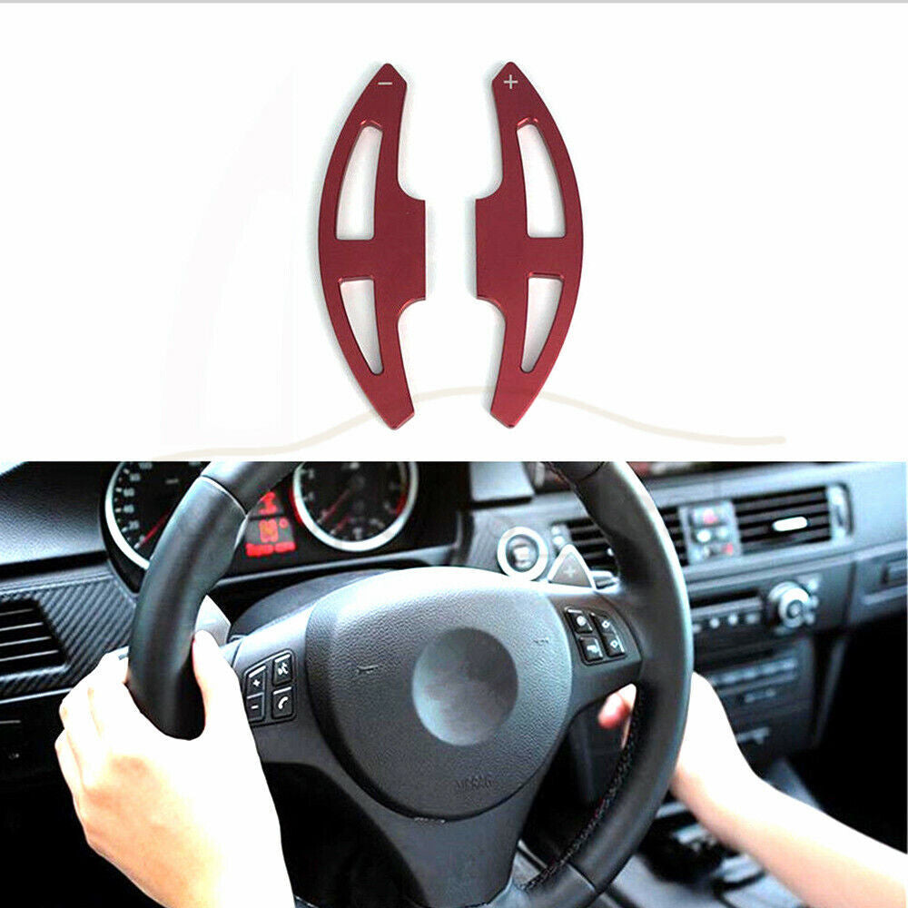 for BMW E90 E92 E93 M3 M6 X5M X6M New 2pcs Steering Wheel Shift Paddle Shifter
