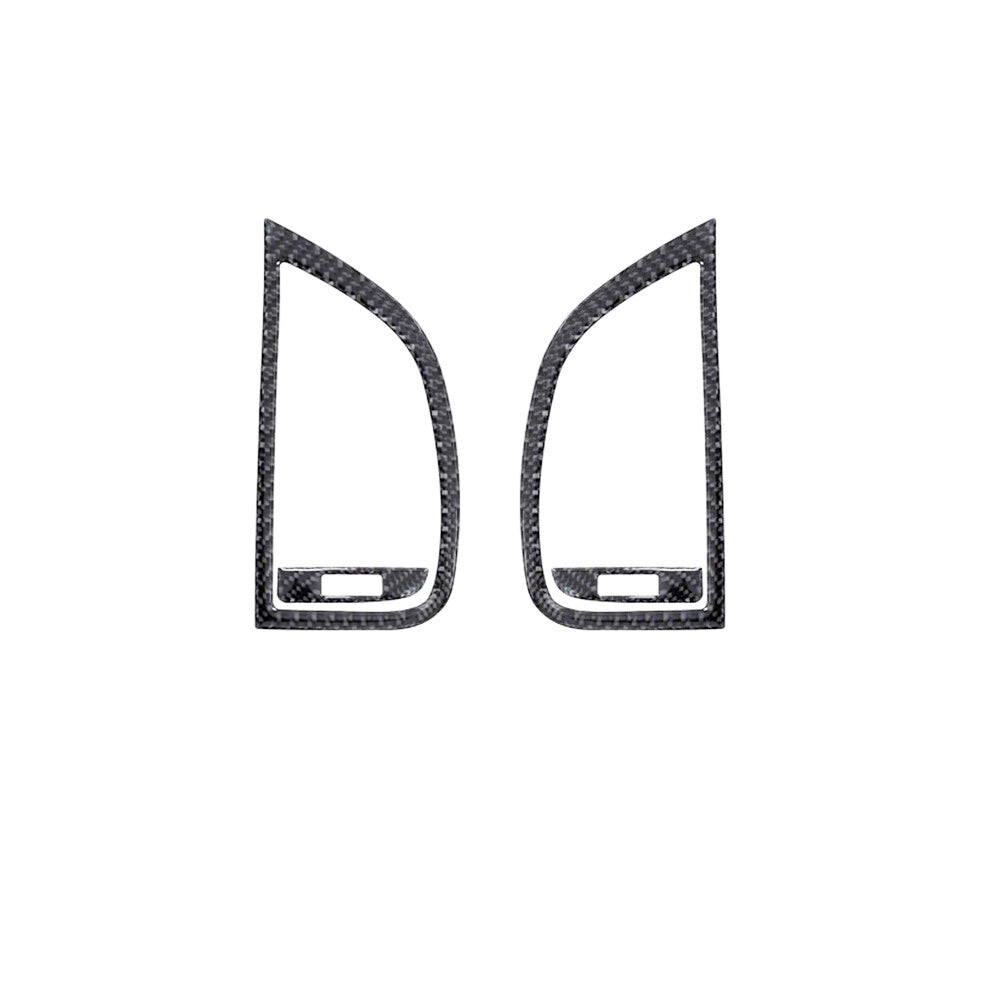 4Pcs Carbon Fiber Air Conditioning Vent Outlet Cover Trim for Audi Q7 2007-2015