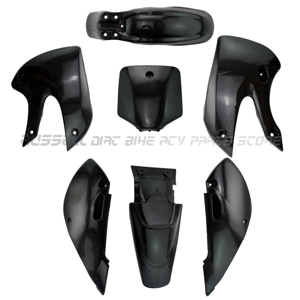 Motorcyle KLX110 Sticker Decals  Black fender for Kawasaki KLX110 Dirt Pit Bike