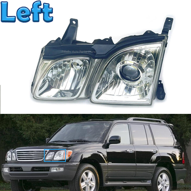 Left Headlight Headlamp Driving Lamp Halogen for Lexus LX470 1998-2007