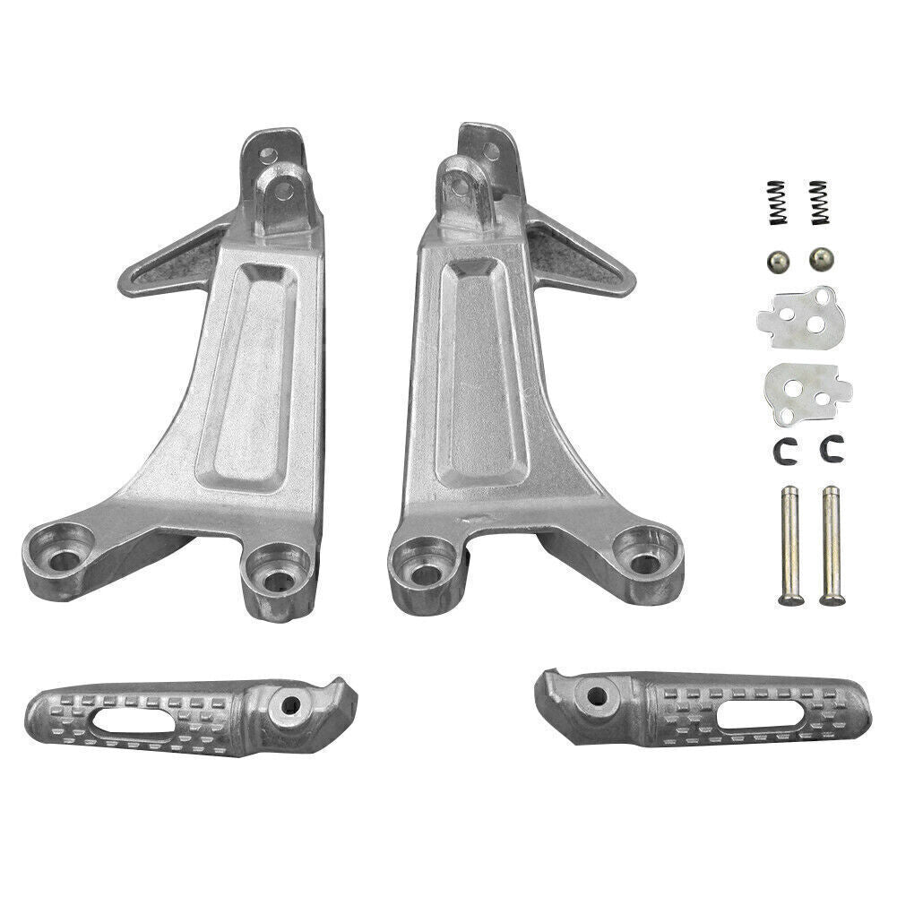 Rear Passenger Footpeg Pedals Brackets Fit for HONDA CBR 600RR 2003 2004