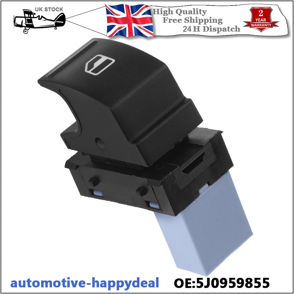 SWITCH CONTROL BUTTON ELECTRIC WINDOW LIPPED for VW for GOLF for SEAT IBIZA 5J0959855
