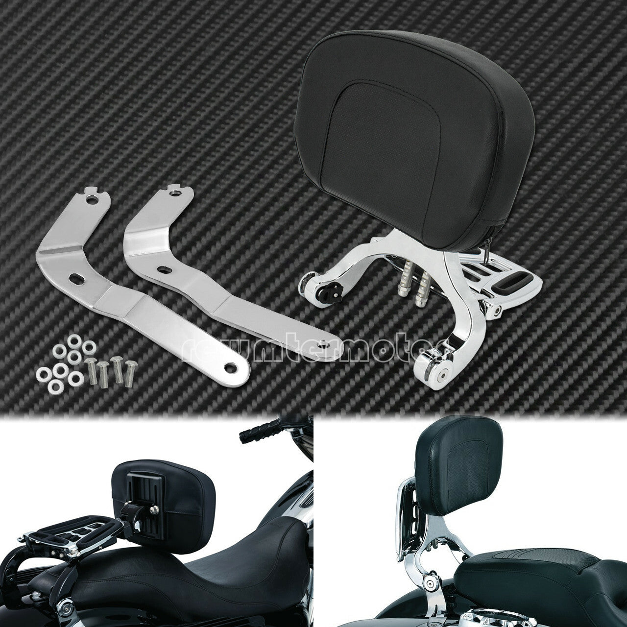 Multi-Purpose Driver  Passenger Backrest Mounting Fit For Street 750 2018-2020