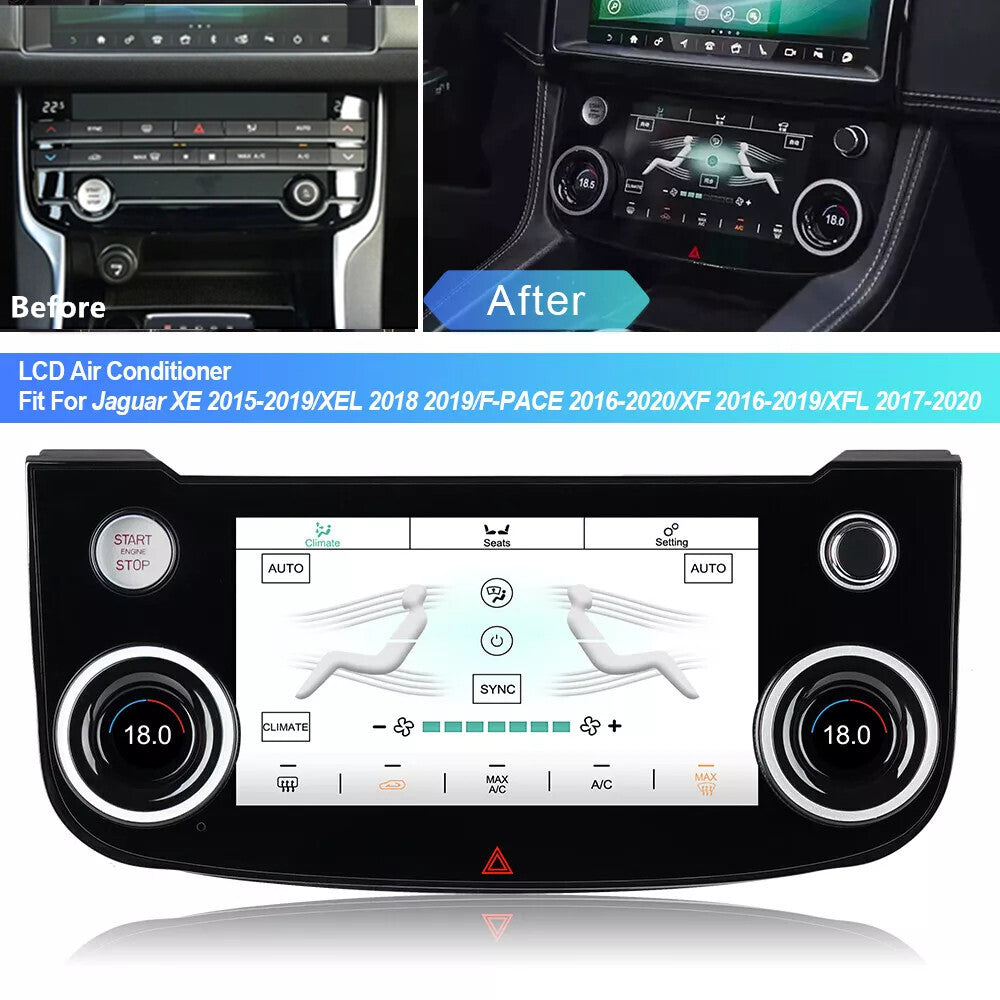 A/C LCD for Smart Air Controller Climate Control Module for Jaguar F-PACE 2016-2020