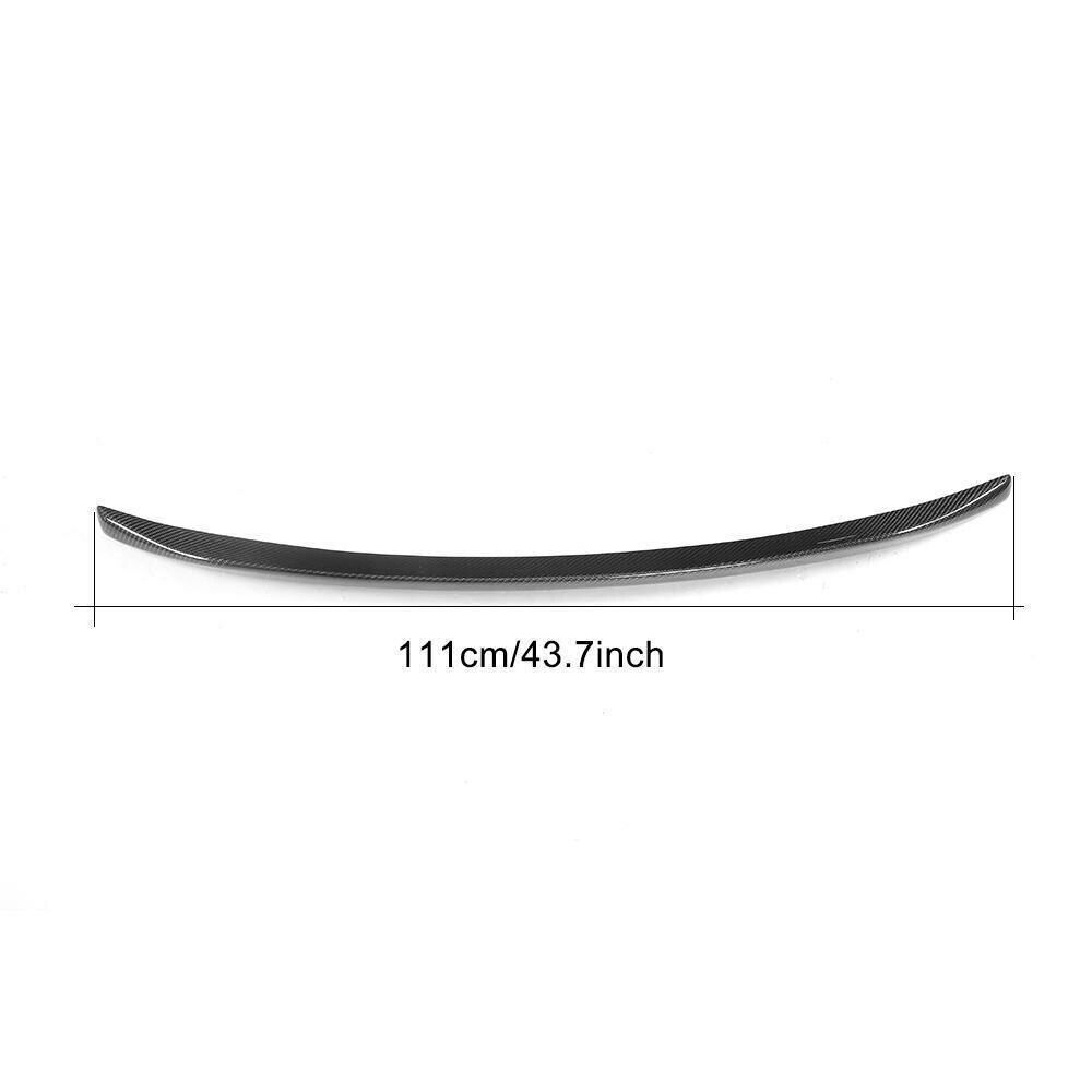 for Porsche 911 991 2012-18 Real Carbon Fiber Rear Trunk Spoiler Lip Wing Cover