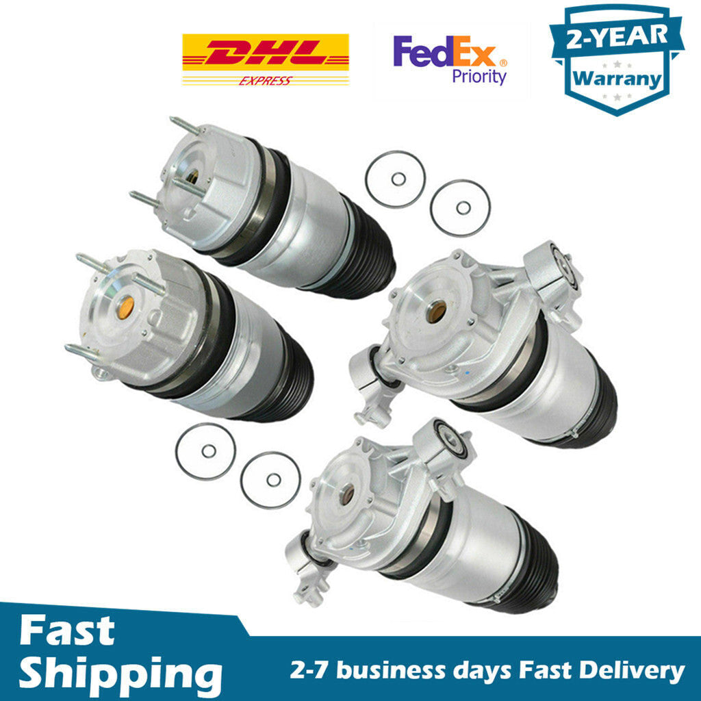 4X Front Rear Air Suspenison Springs Fit for Porsche for Cayenne for VW Touareg 2011-2018