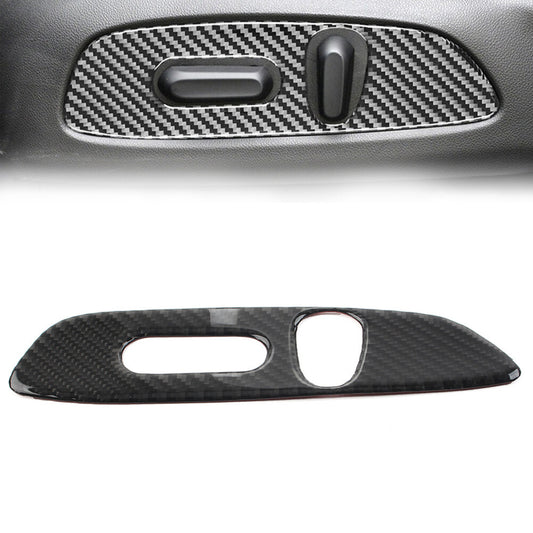 for Seat Button Handle Panel Cover Trim Carbon Fit for Chevrolet Equinox 2018-2021 LHD
