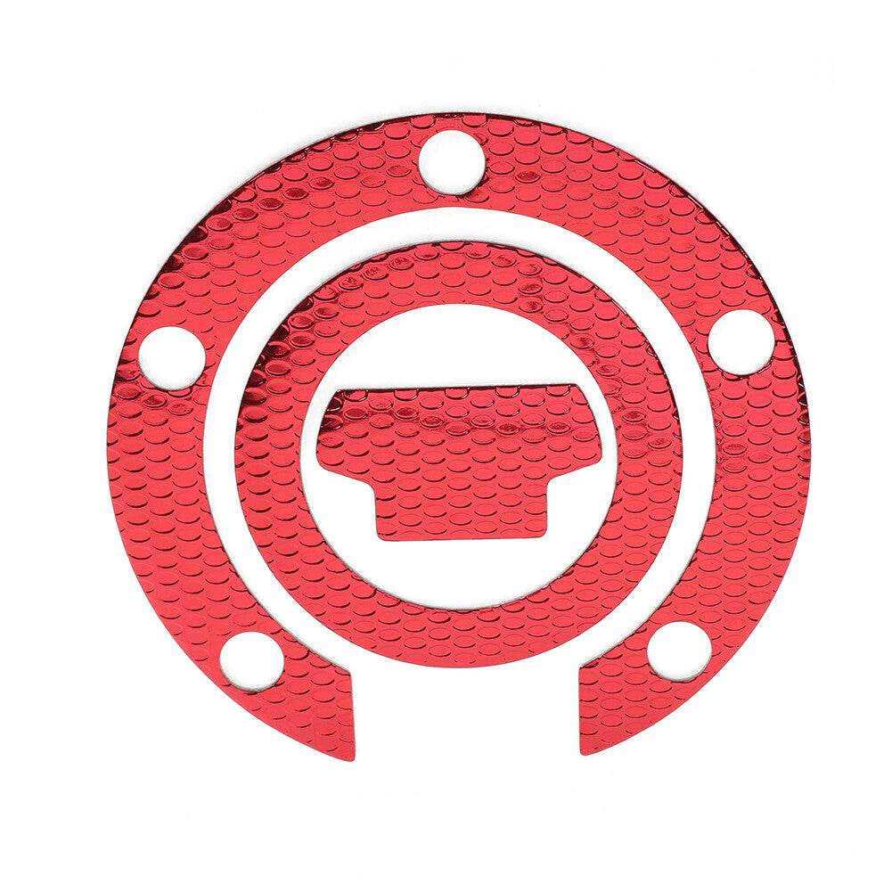 Red Gas Tank Fuel Cap Cover Protector Pad Sticker Decal for Yamaha R1 R6 FZ1