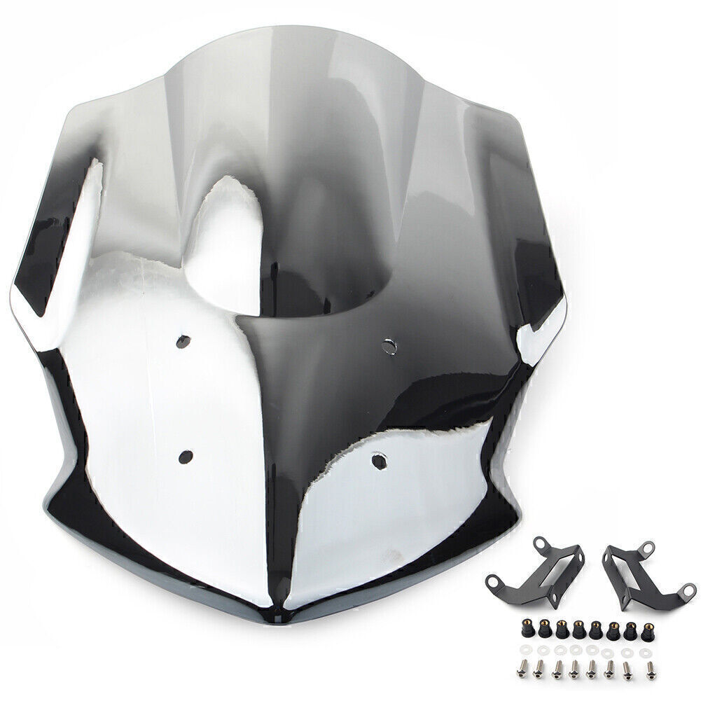 Motorcycle Windshield Windscreen Wind Deflector Silver for Yamaha MT-07 2018-20