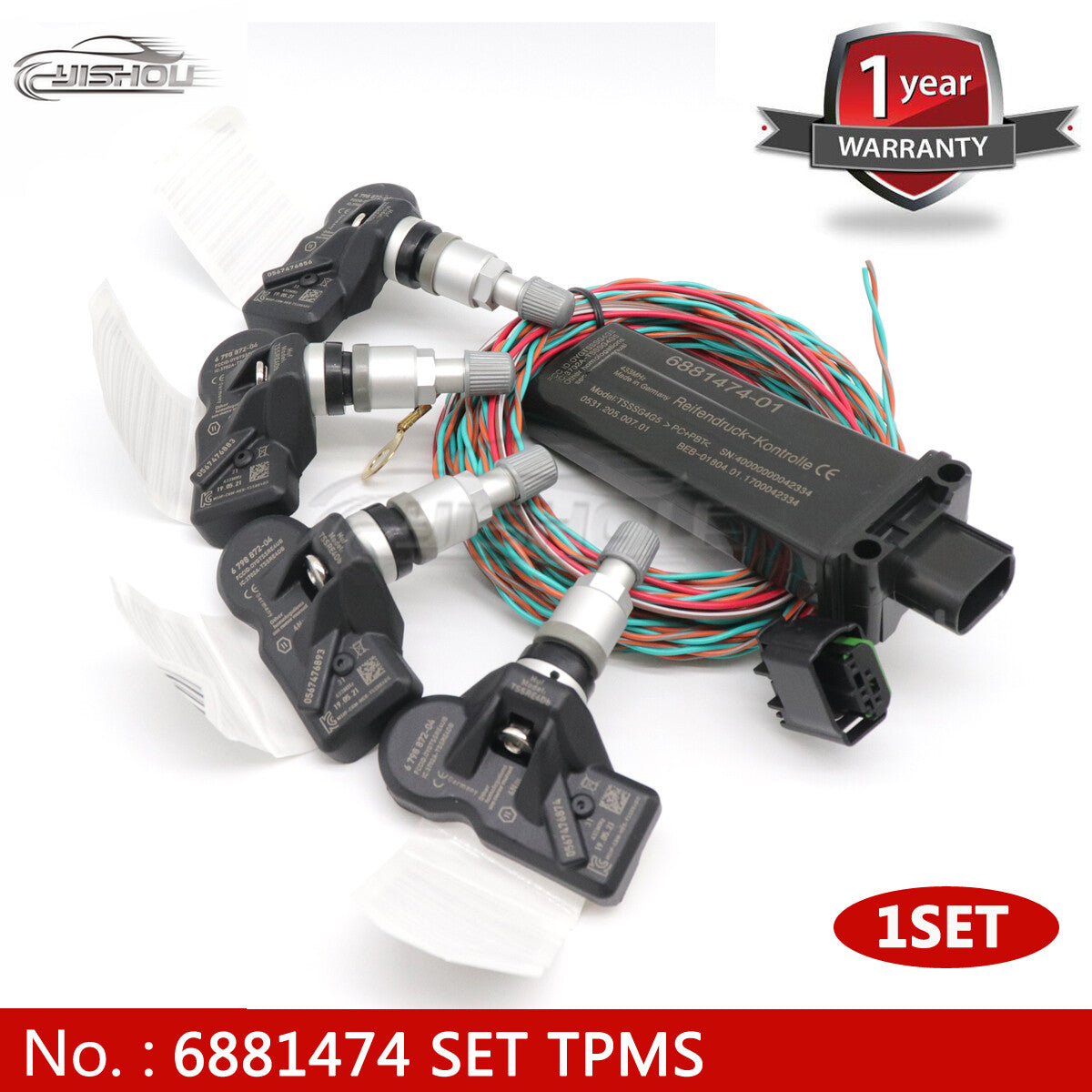 Tire pressure RDC unit 6881474 kit suitable for BMW F01, F2, F4, F6, F10, F11, F12, F13