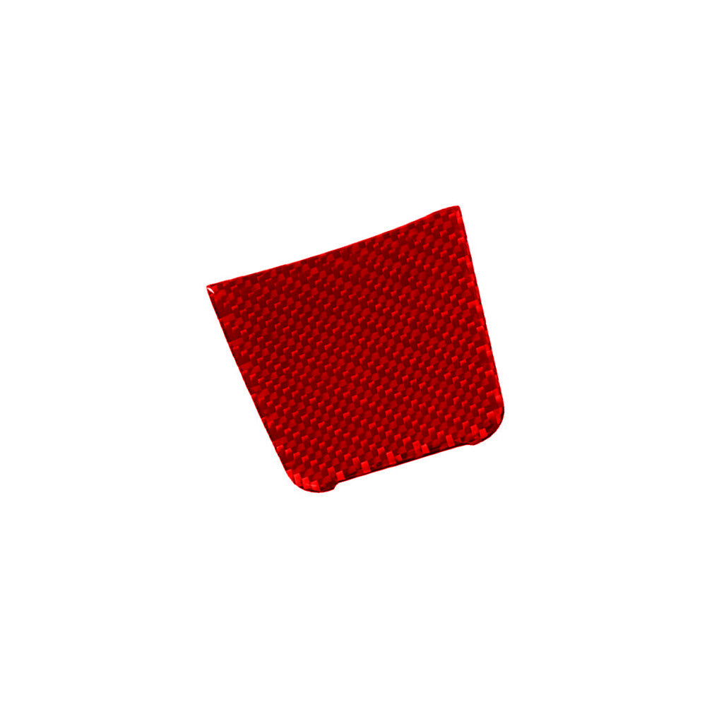 Red Carbon Fiber Front Cigarette lighter Cover Trim for Porsche 718 2016-2022