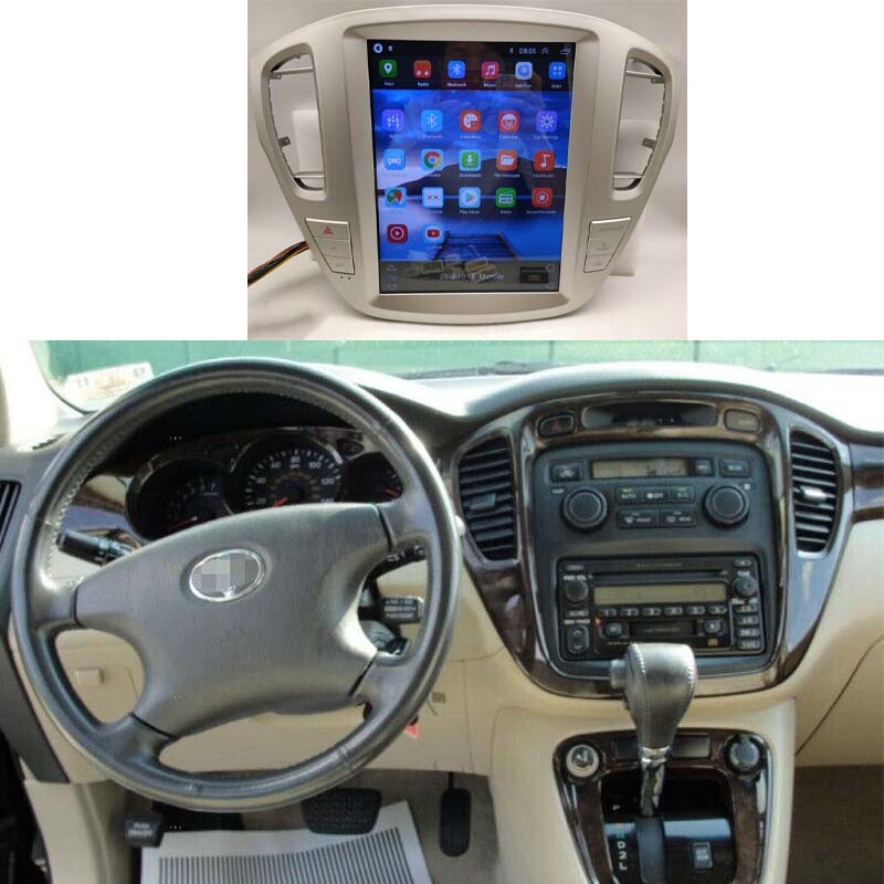Android for Toyota Highlander Kluger 12.1 Touchscreen radio GPS Navigation