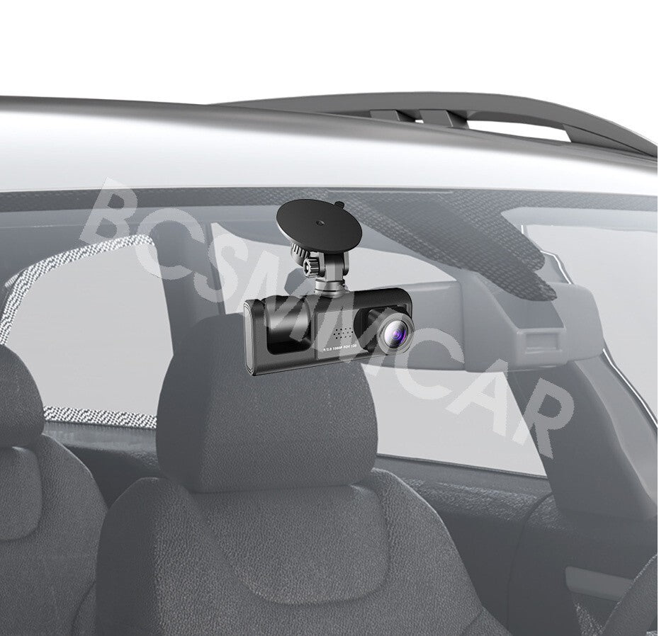 2in Full HD Dash Cam Car DVR Front Inside Rear Camera Night Vision G-sensor