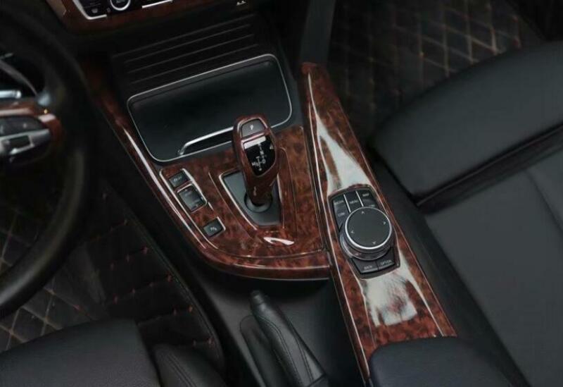 Fit for BMW F30 F32 F33 F36 2013-2019 ABS Wood Grain Car Interior Decor Full Set