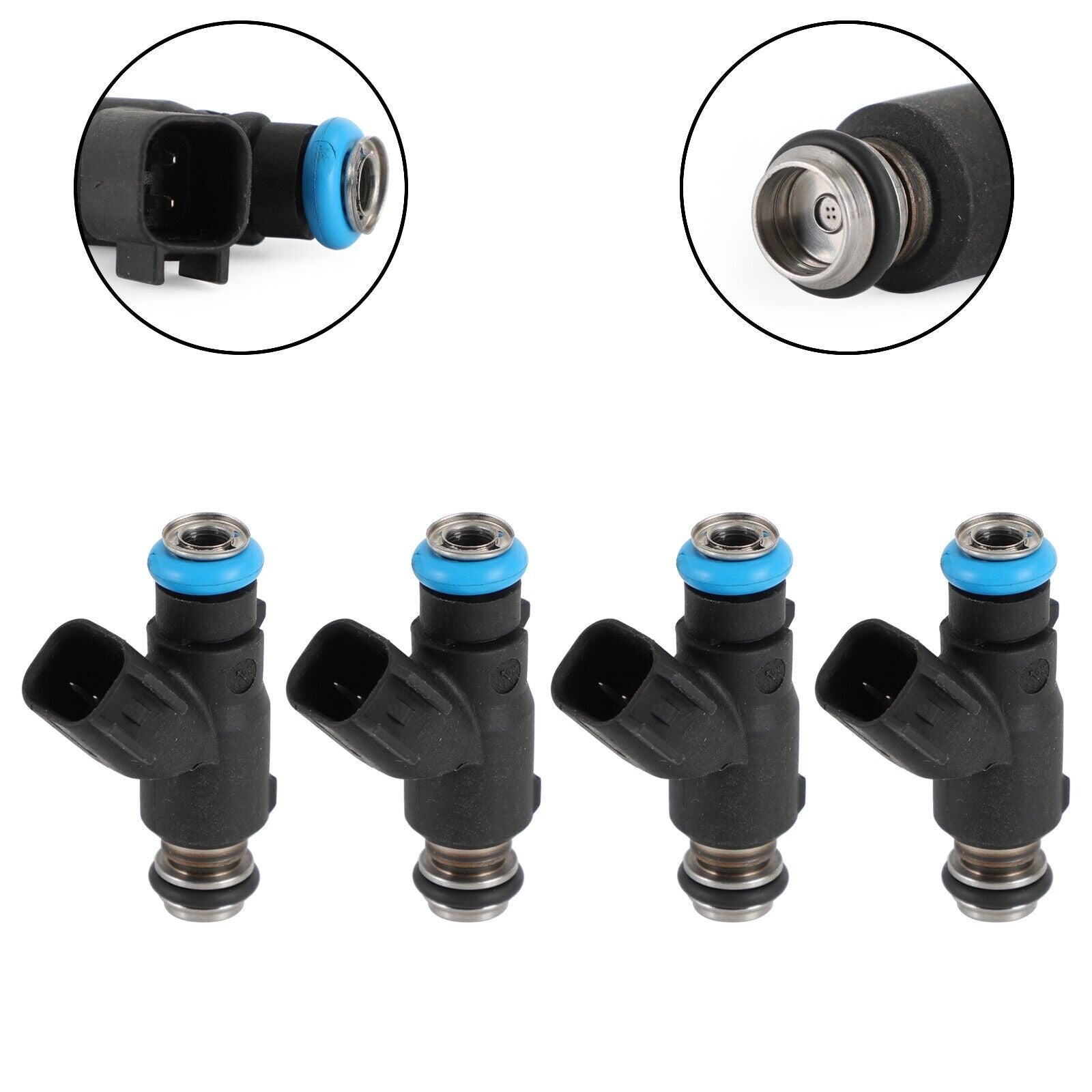 4X Fuel Injectors 96487553 Fit for Chevrolet Aveo Aveo5 06-08 for Pontiac Wave Wave5 YU