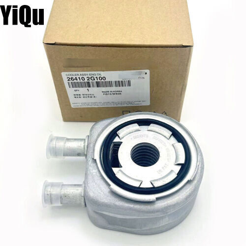 The oil cooler is suitable for HYUNDAI for Kia SONATA for TUCSON OPTIMA 2.0L and 2.4L models. (Model 26410-2G100-)