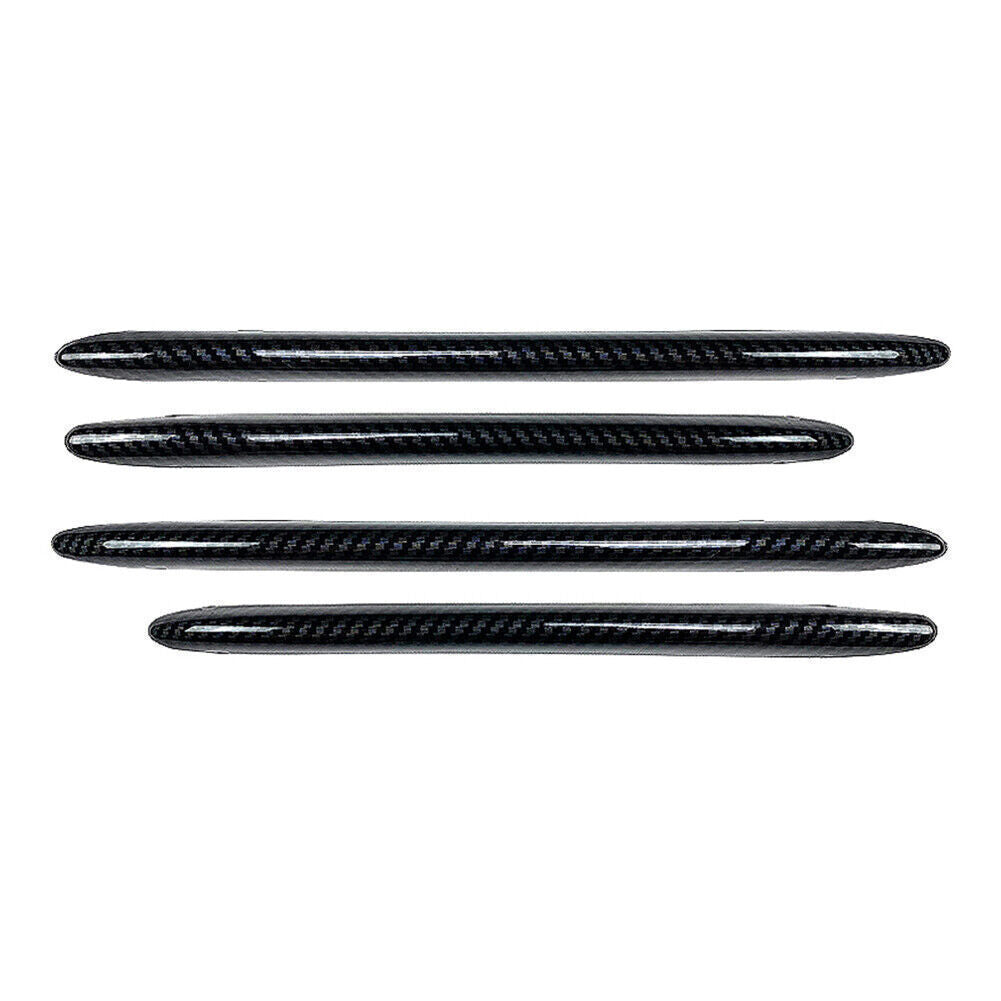 4x Carbon fiber Front Bumper Splitter Fins Body Spoiler Fit for Benz C-Class W206