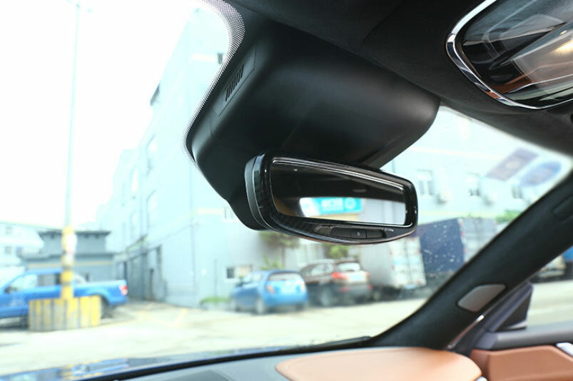 Carbon Fiber Front Reading Light Lamp Cover Trim for Maserati Ghibli 2014-21
