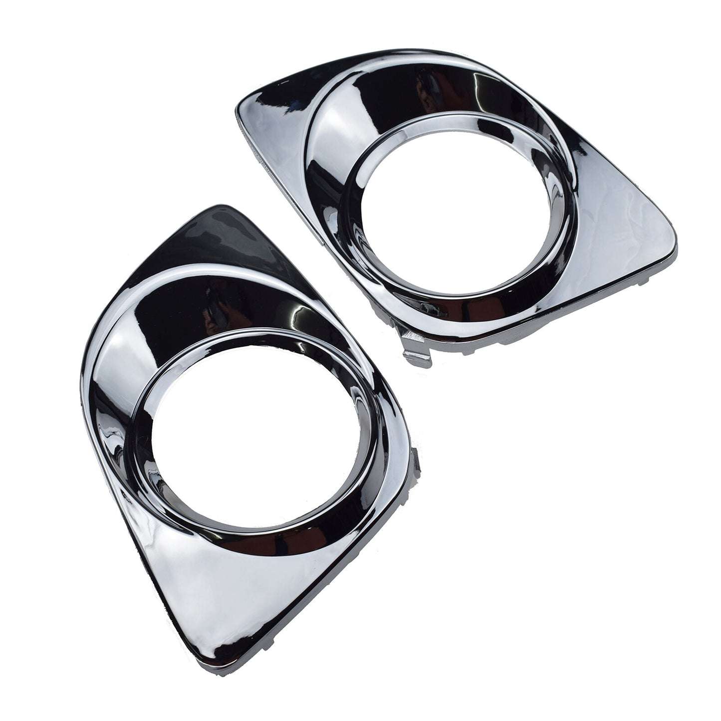Pair LH RH Side Chrome Fog Light Trim Cover 521280T010 for Toyota Venza 09-12