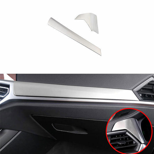 Middle Console Dashboard Strip Trim for BMW 3 Series G20 2019-2023 Matte Silver