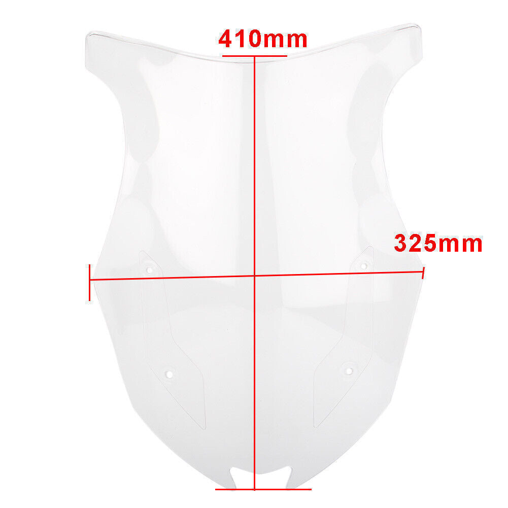 Fit for Kawasaki Z1000SX 2017 2019 Clear Front Windscreen Windshield Wind Screen UK