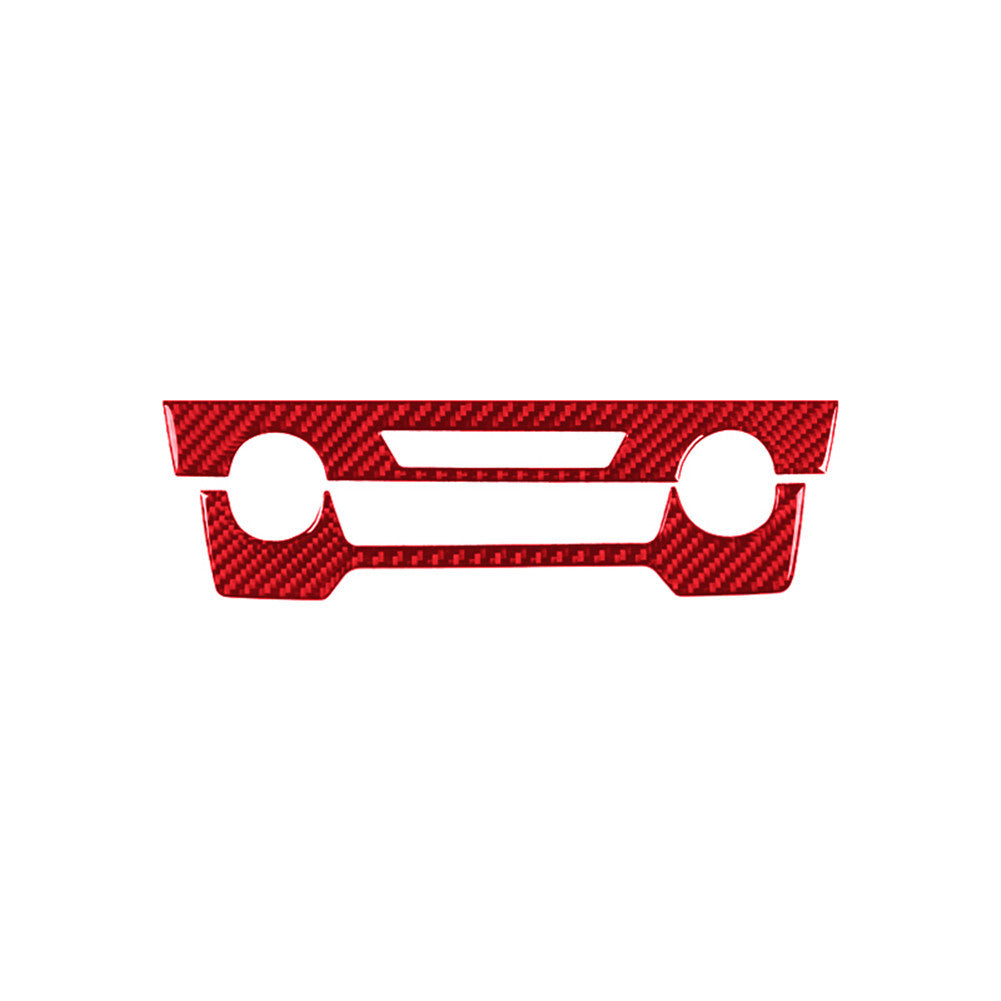 12Pcs Interior Decorative Set Cover Trim Carbon Fiber for Honda CRV 2017-021 Red
