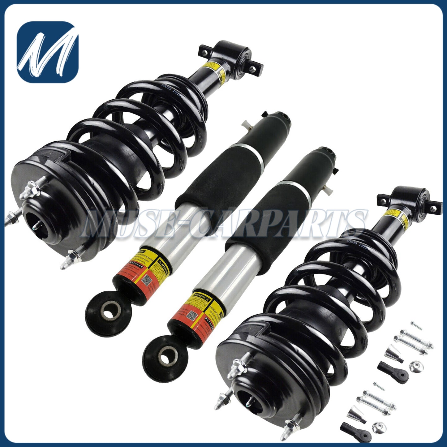 4-piece front and rear shock absorber strut assembly with adaptive design for Lexus RX350 RX450h 48520-80462