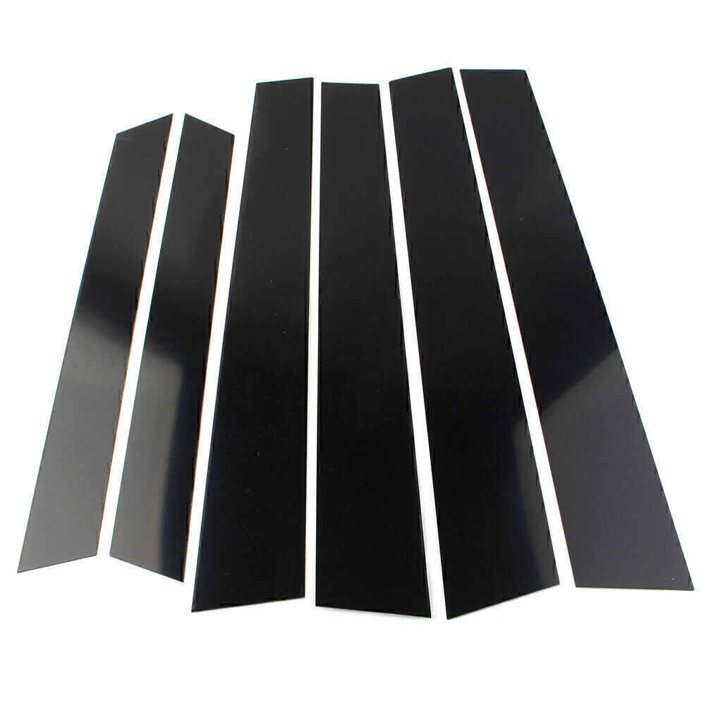 Door Trim Cover Kit Black Pillar Posts for Honda CRV 2007 2008 2009 2010 2011