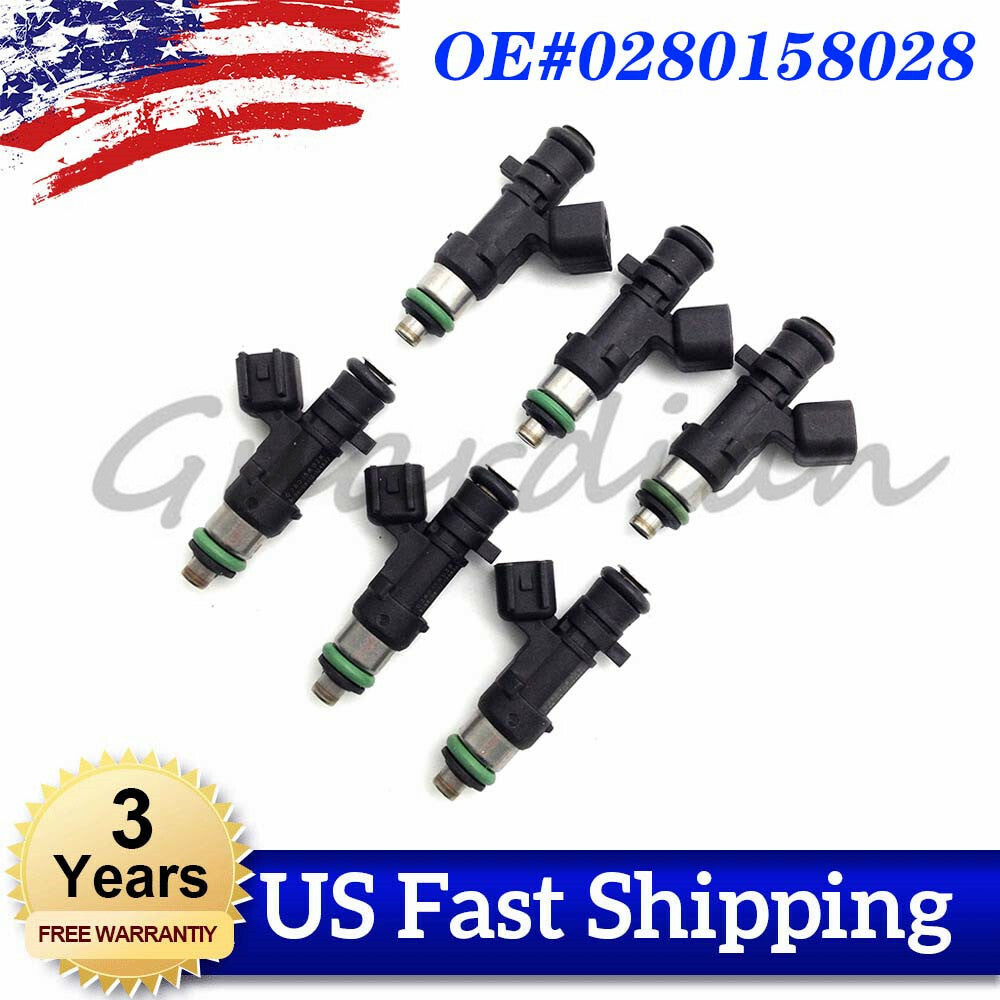 6x Fuel Injectors 0280158028 for Dodge for Chrysler Sebring 2.7L 3.5L V6 4591986AA
