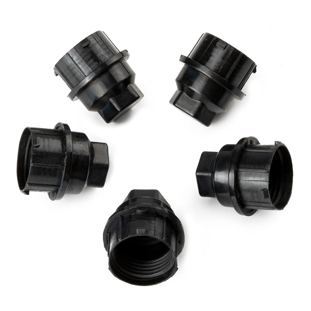5PCS Wheel Nut Cover Replaces for Buick for Chevy for GMC for Pontiac Black New 9593028