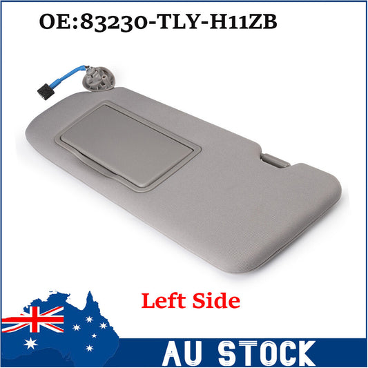 Left Driver Gray Sun Visor W/ Light 83230-TLY-H11ZB For 2017-2022 for Honda CR-V CRV