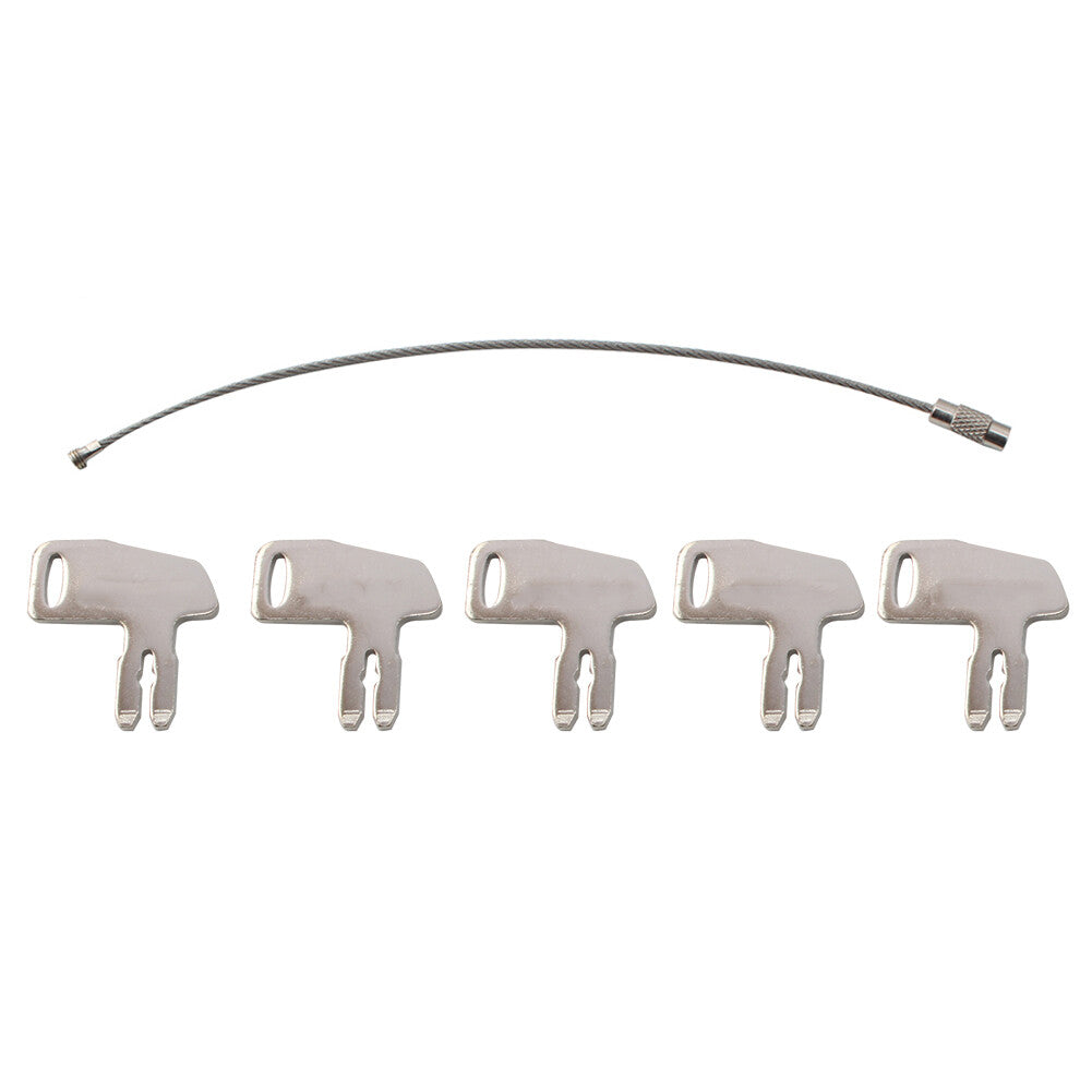 5PCS K2C166 Battery Disconnect Heavy Equipment Key For Komatsu Master