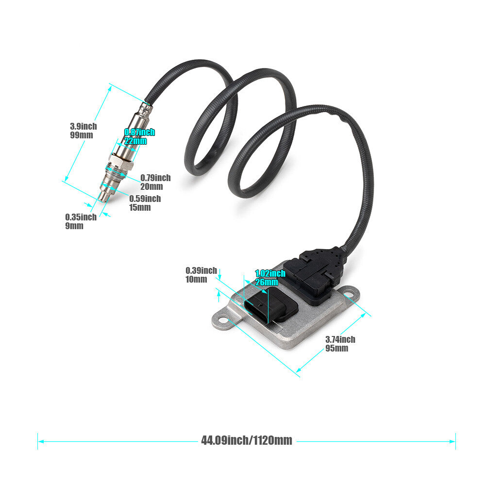 Nitrogen oxide (NOx) sensor for Mitsubishi Fuso trucks 2012-2019 MK668275